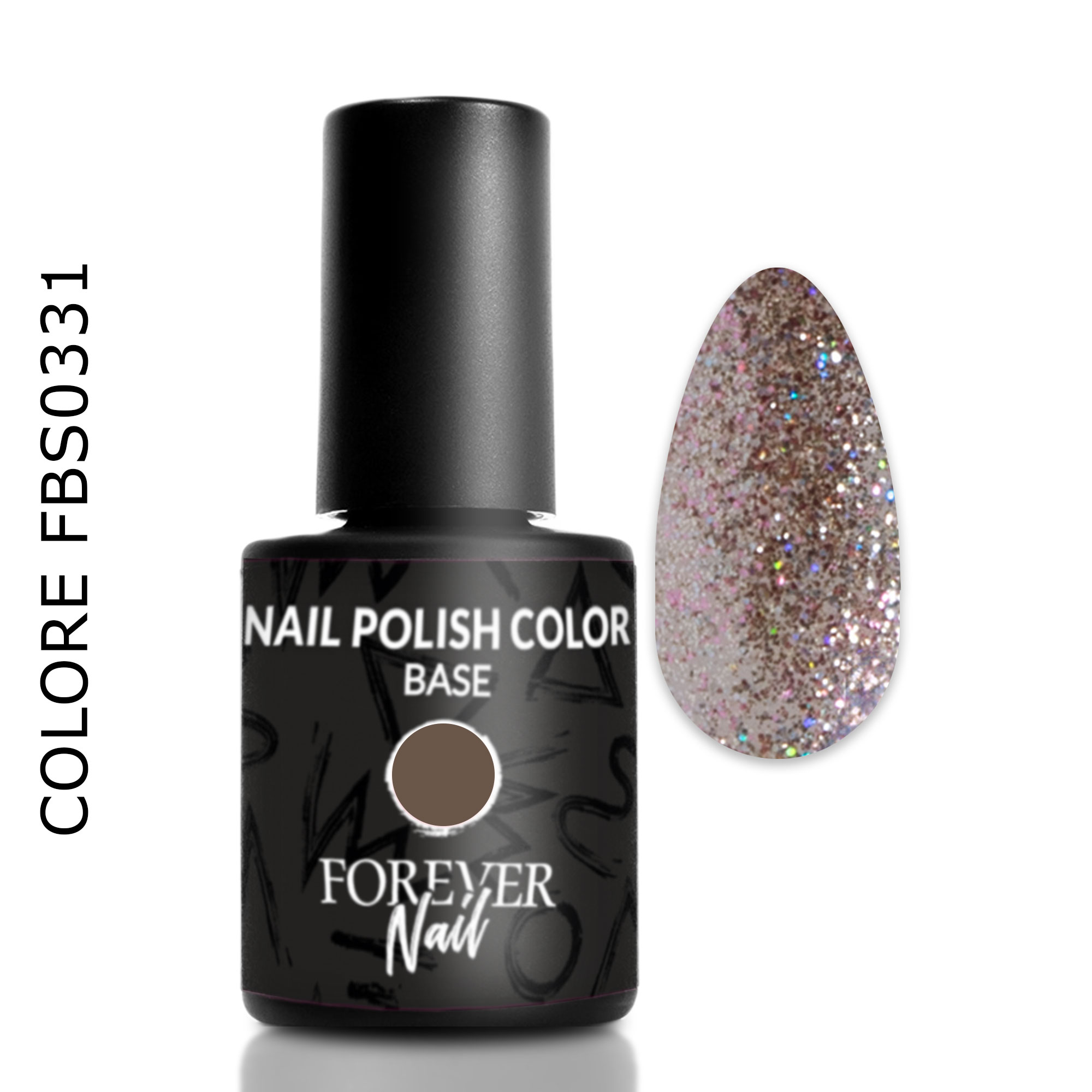 smalto effect glitter fbs0331 forevernail