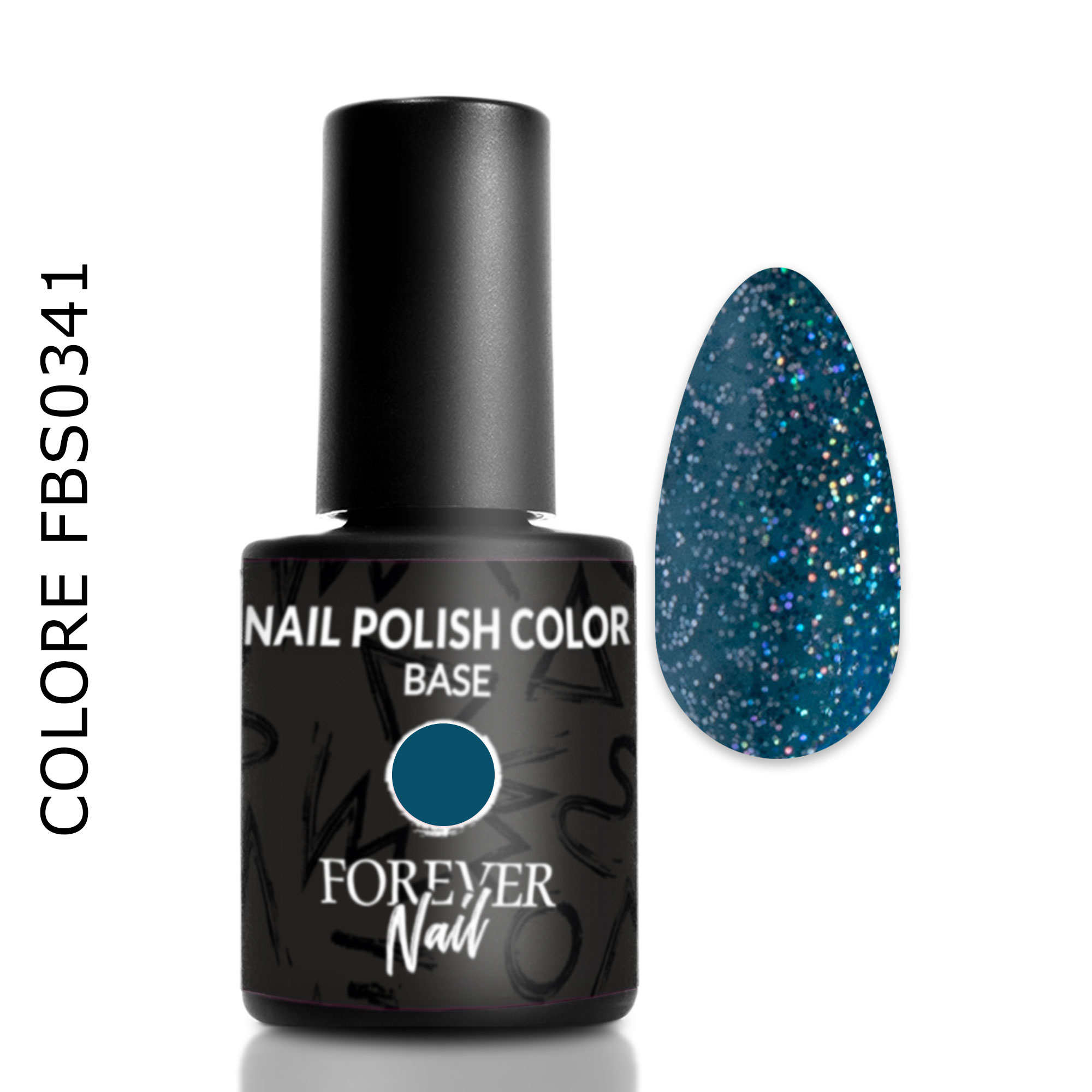 smalto effect glitter fbs0341 forevernail