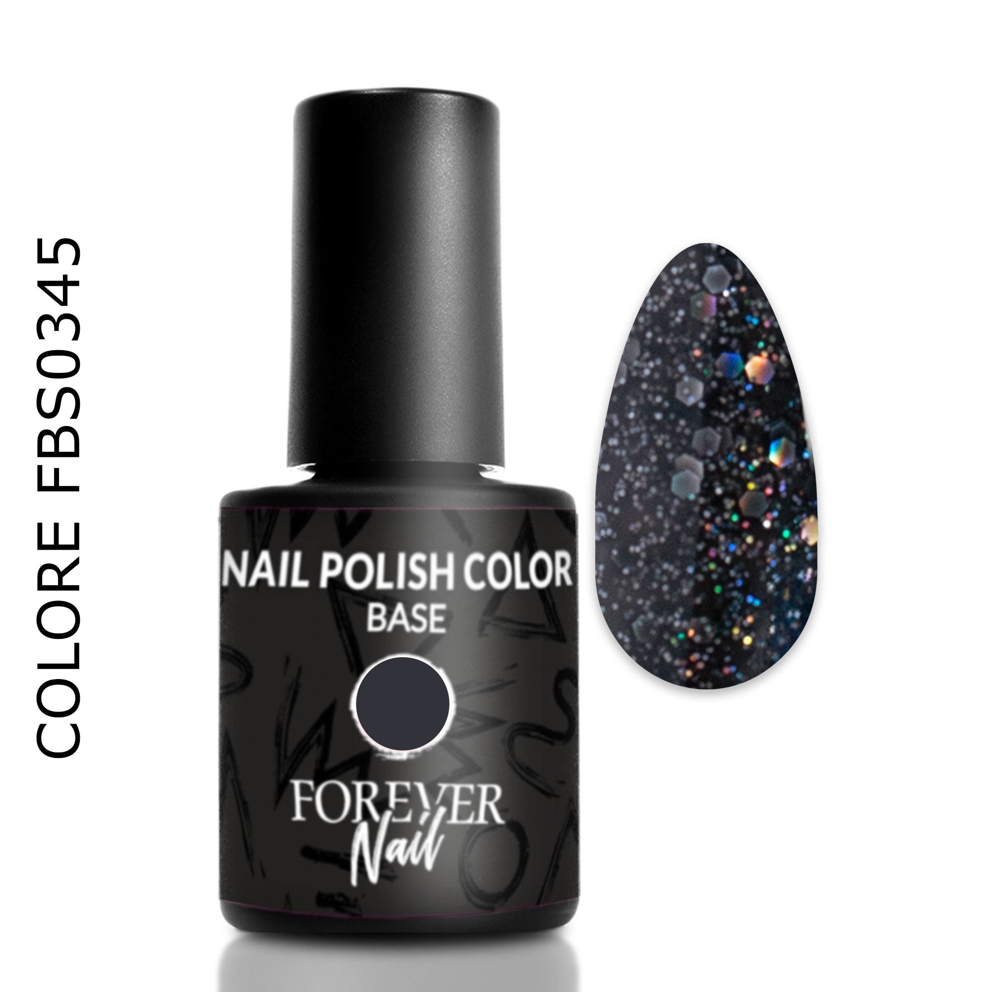 smalto effect glitter fbs0345 forevernail