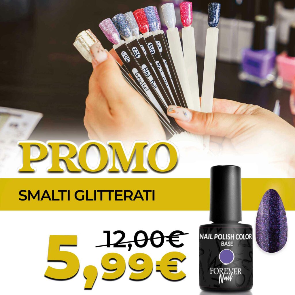 offerta colori glitter forevernail